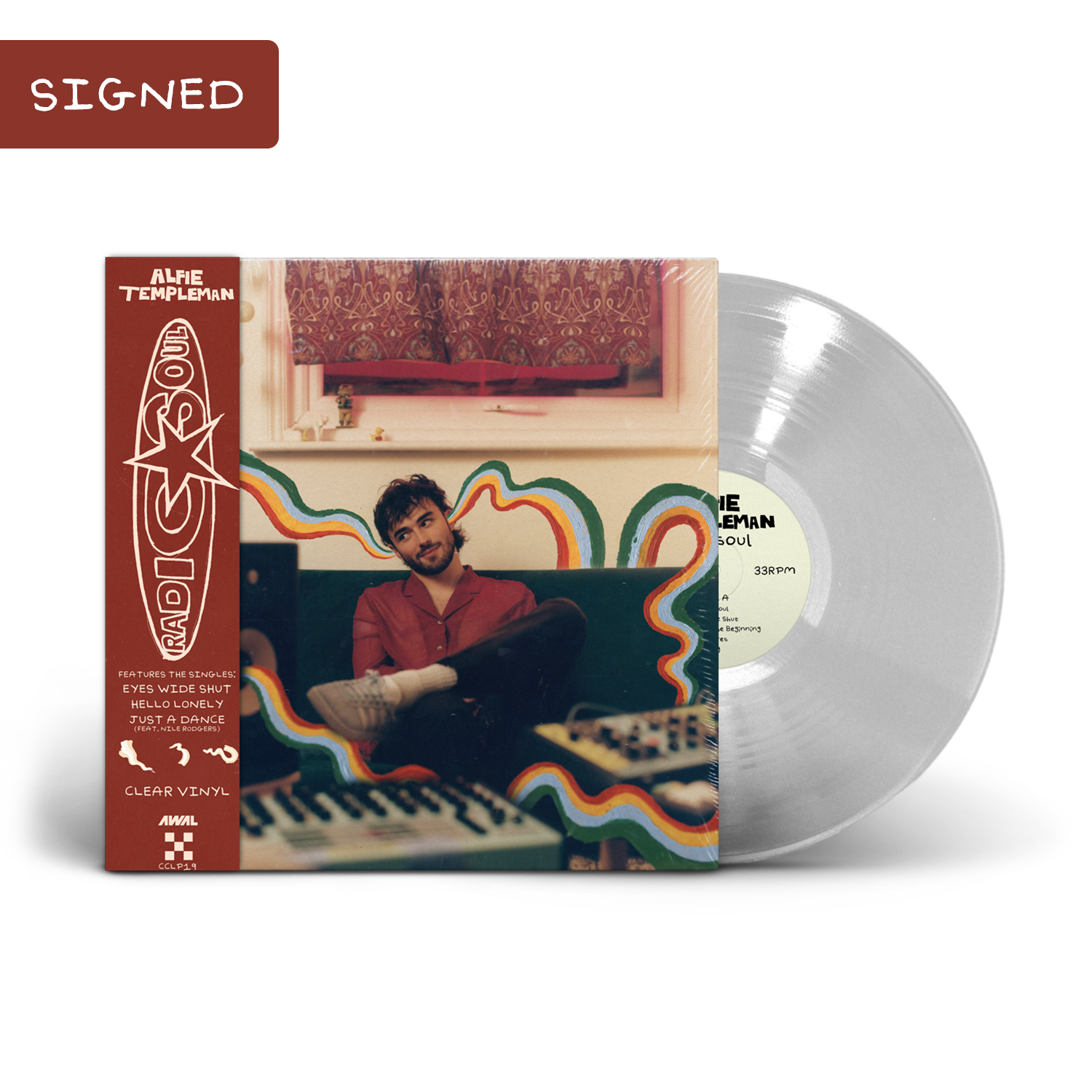 Radiosoul - Signed Clear Vinyl | Alfie Templeman Official Store